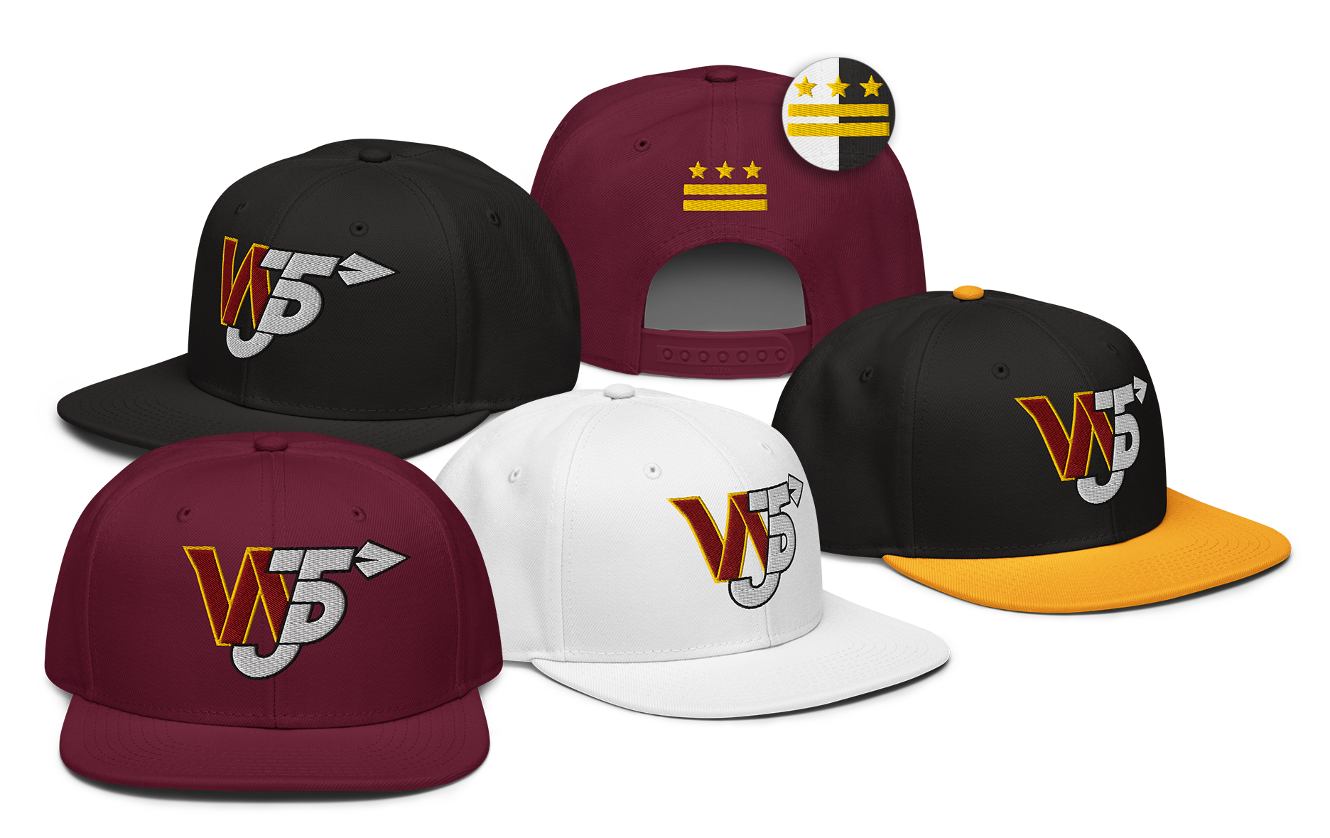 Jayden Daniels JD5 Spear Logo Hat